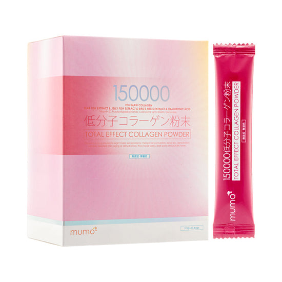 mumo®150,000mg Total Effect Collagen Powder (Kolagen daripada Fish Maw, 3 Bahan Dipatenkan) 30pek