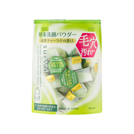Suisai Beauty Clear Powder Wash N - Matcha 32pcs
