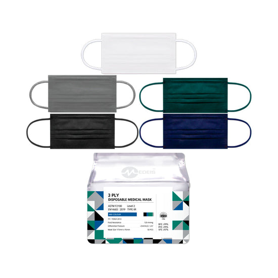 Disposable Medical Mask Mix Urban 50pcs