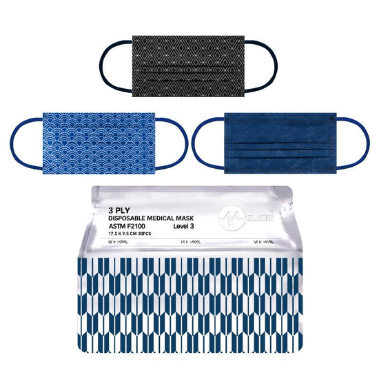 Disposable Medical Mask Pattern Circular Sector SUMO 30pcs