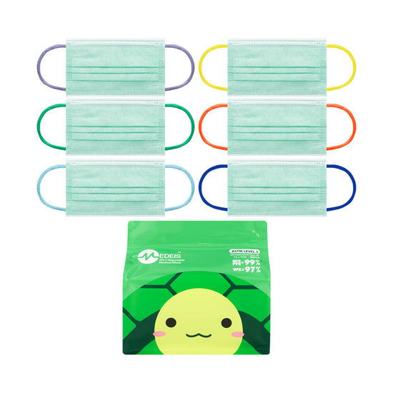 Disposable Medical Baby Mask Green 30piece