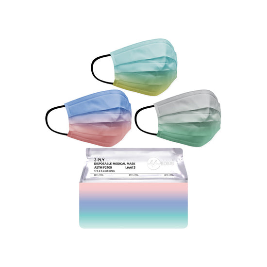Disposable Medical Mask - Cotton Candy 30pcs
