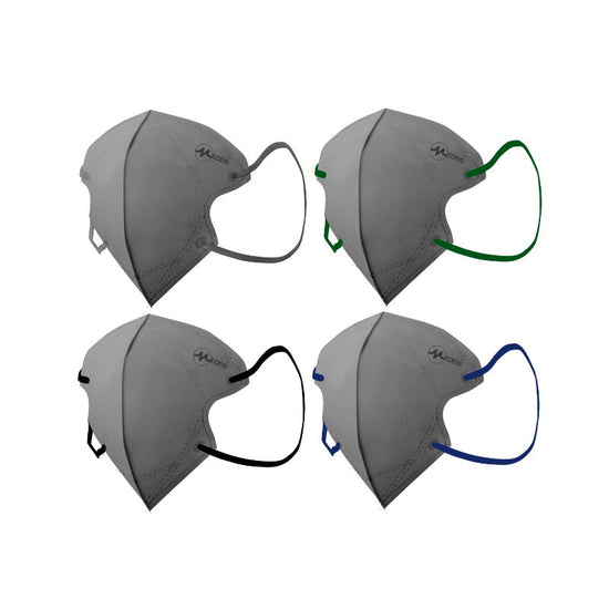 Topeng Perubatan Pakai 3D - Kelabu Gelap 20pcs