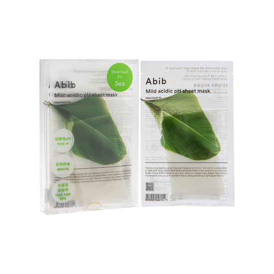 Mild Acidic pH Mask - Heartleaf 5pcs