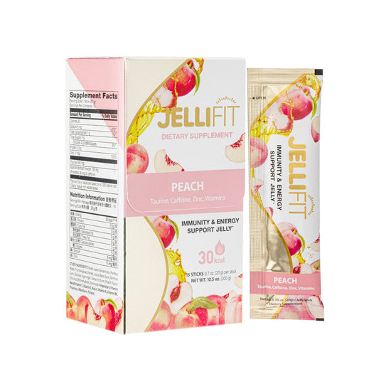 Jeli Sokongan Imuniti & Tenaga - Peach 15pcs
