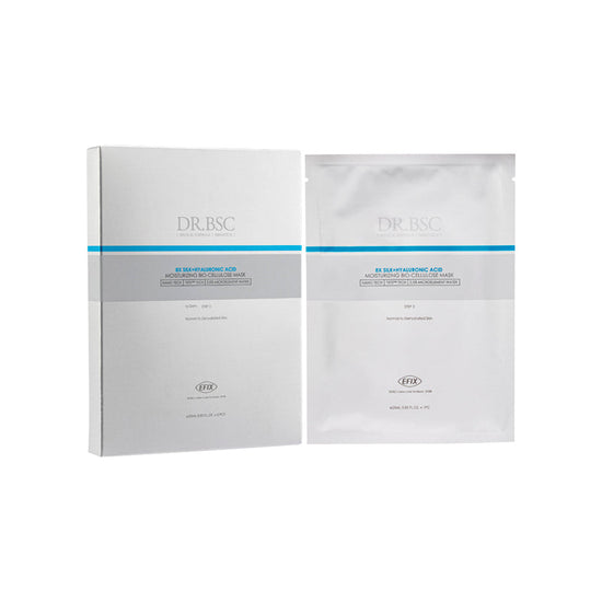 8X Silk + Hyaluronic Acid Moisturizing Bio-Cellulose Mask 5pcs