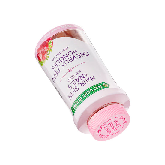 Penyelesaian Optimum Rambut, Kulit & Kuku dengan Biotin Gummies 220kapsul