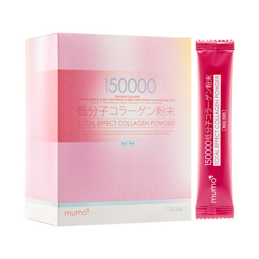 mumo®150,000mg Total Effect Collagen Powder (Kolagen daripada Fish Maw, 3 Bahan Dipatenkan) 30pek