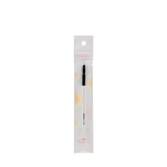 Make Up Brush-White Angled Eyebrow Brush E04 1pc