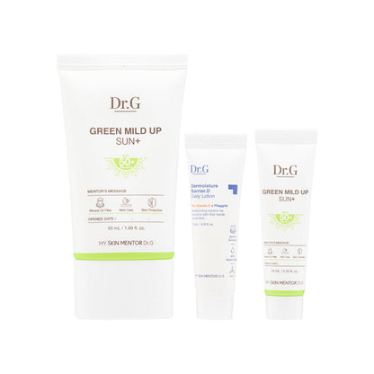 Green Mild Up Sun SPF50+PA++++ Set 3PCS