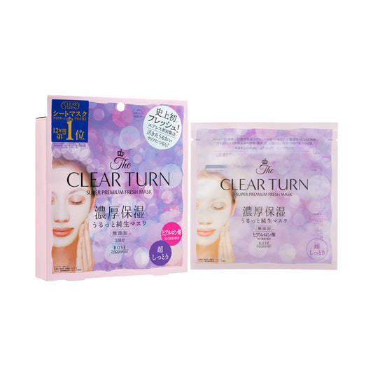 Clear Turn Premium Fresh Hyaluronic Acid Mask 3helai