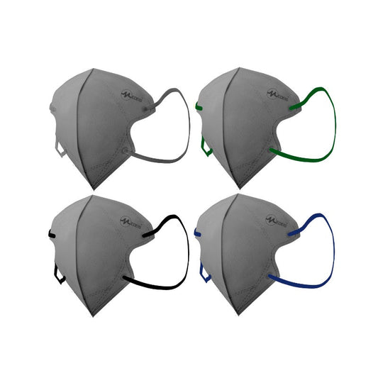 Topeng Perubatan Pakai 3D - Kelabu Gelap 20pcs