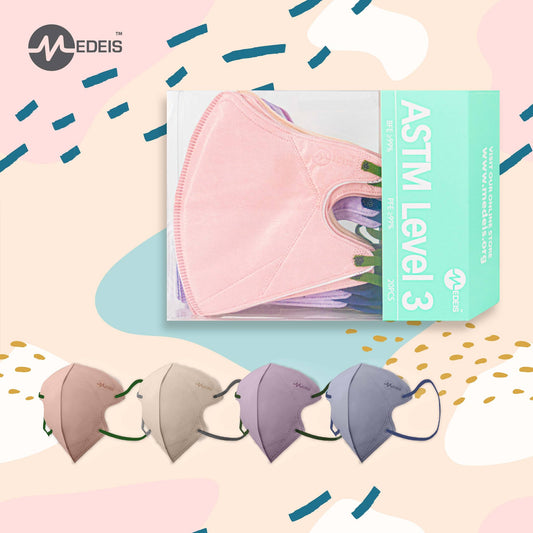 Topeng Perubatan Pakai 3D - Blush 20pcs