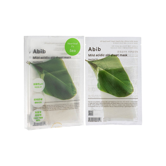 Mild Acidic pH Mask - Heartleaf 5pcs