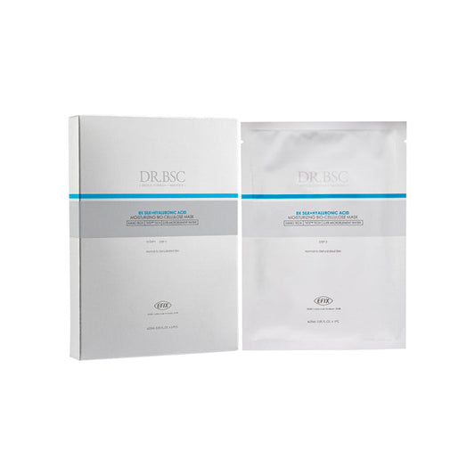 8X Silk + Hyaluronic Acid Moisturizing Bio-Cellulose Mask 5pcs