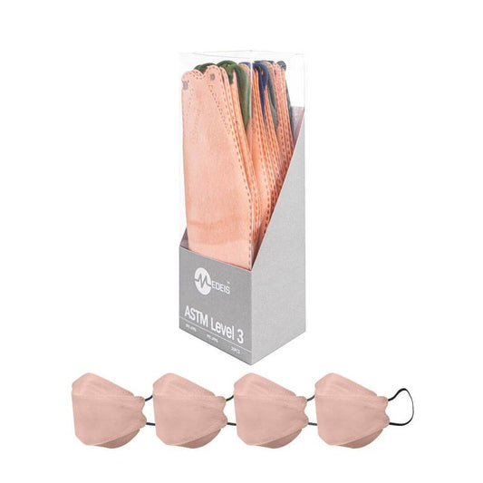 Topeng Perubatan Pakai 4D - 20pcs Bogel