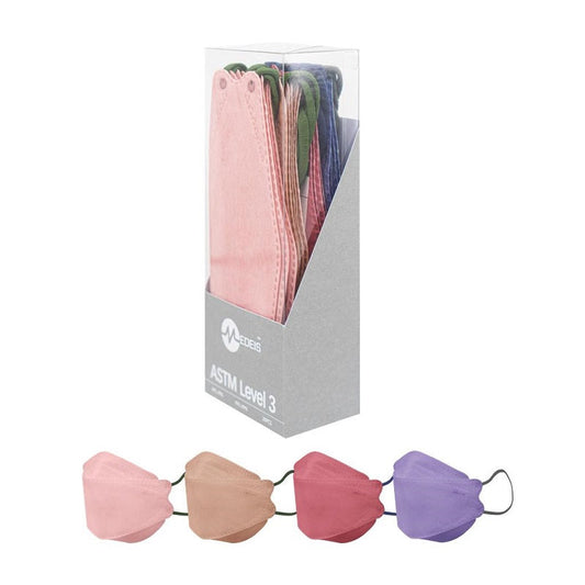 Topeng Perubatan Pakai 4D - Blush Gelap 20pcs