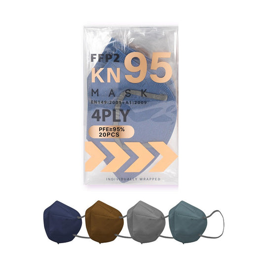 KN95/FFP2 4-PLY Mask Pelindung Gerhana 20pcs